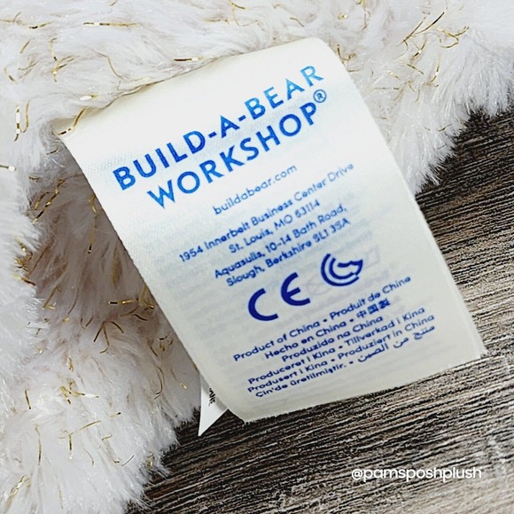 Build A Bear Gold Glisten Reindeer Merry Mission Light Up Antlers Collar 2016 - Picture 8 of 15